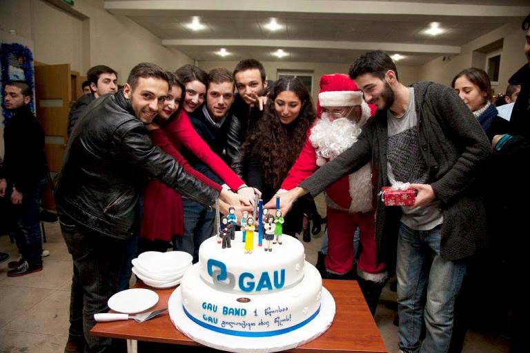 New Year's Eve event GAU Band birthday and Christmas Trees Contest 2015