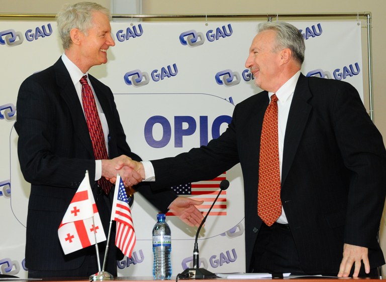 GAU OPIC Loan agreement signing