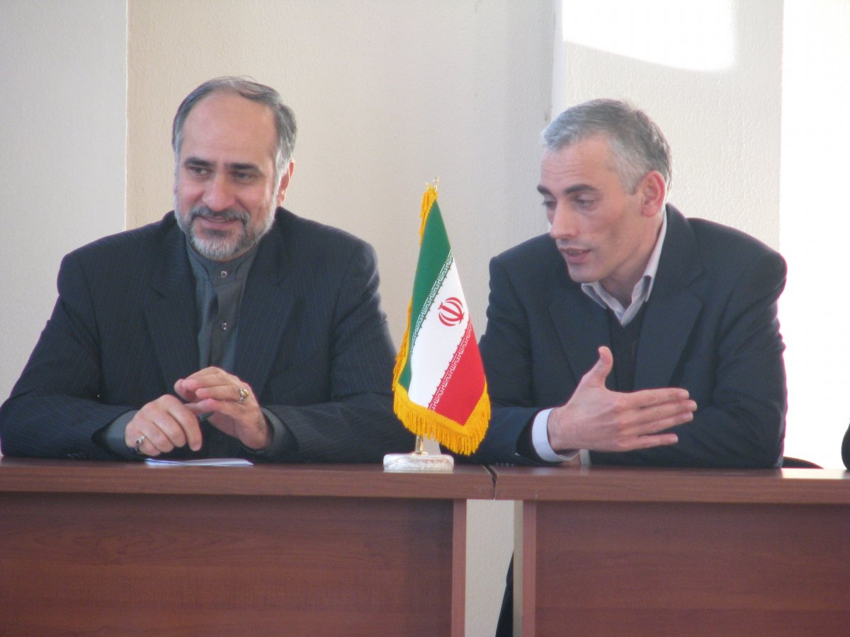 ირანის ელჩის - მაჯიდ სამაზადე საბერის ვიზიტი ქართჲლ-ამერიკულ უნივერსიტეტში (GAU)